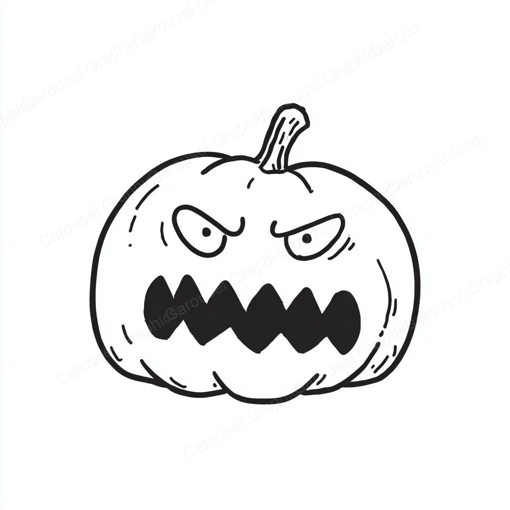 Jack-O-Lantern Vector Graphic preview