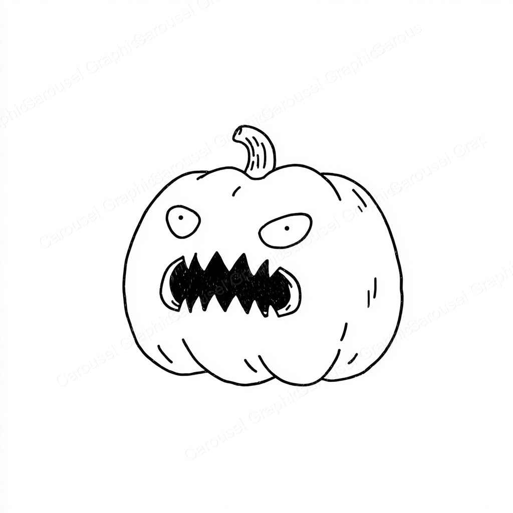 Jack-O-Lantern Vector Graphic preview