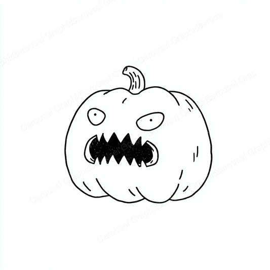 Jack-O-Lantern Vector Graphic preview