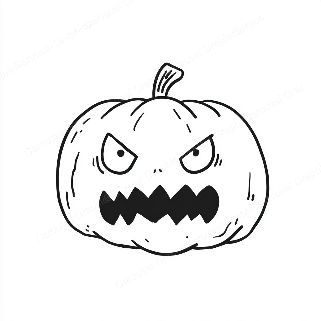 Jack-O-Lantern Vector Graphic preview
