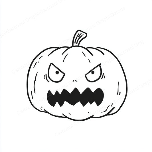 Jack-O-Lantern Vector Graphic preview