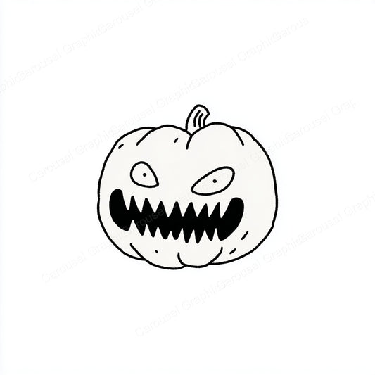 Jack-O-Lantern Vector Graphic preview