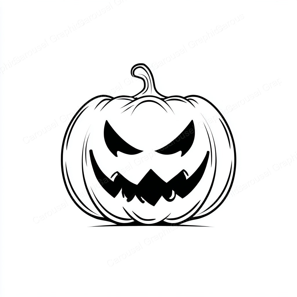 Jack-O-Lantern Vector Graphic preview