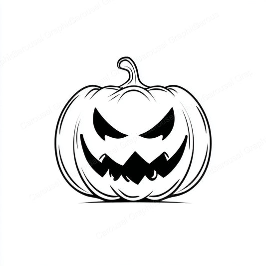 Jack-O-Lantern Vector Graphic preview