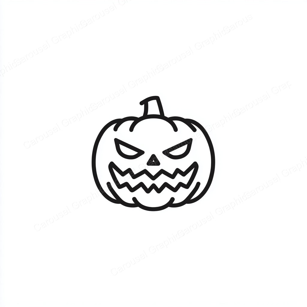 Jack-O-Lantern Vector Graphic preview