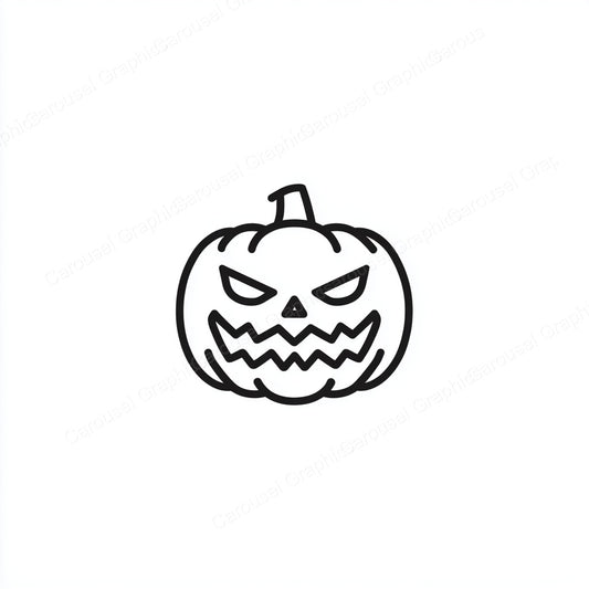 Jack-O-Lantern Vector Graphic preview