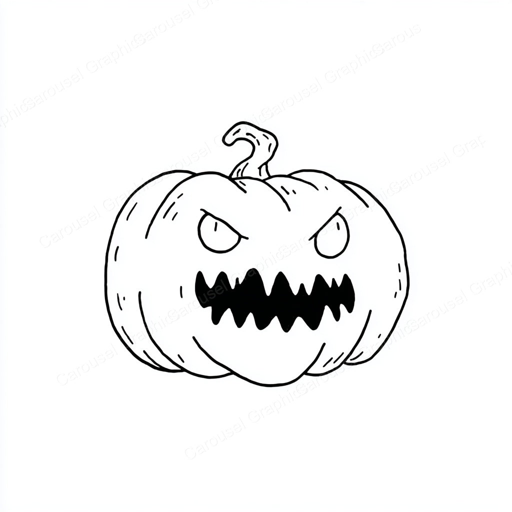 Jack-O-Lantern Vector Graphic preview