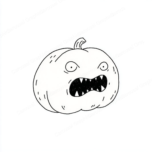 Jack-O-Lantern Vector Graphic preview