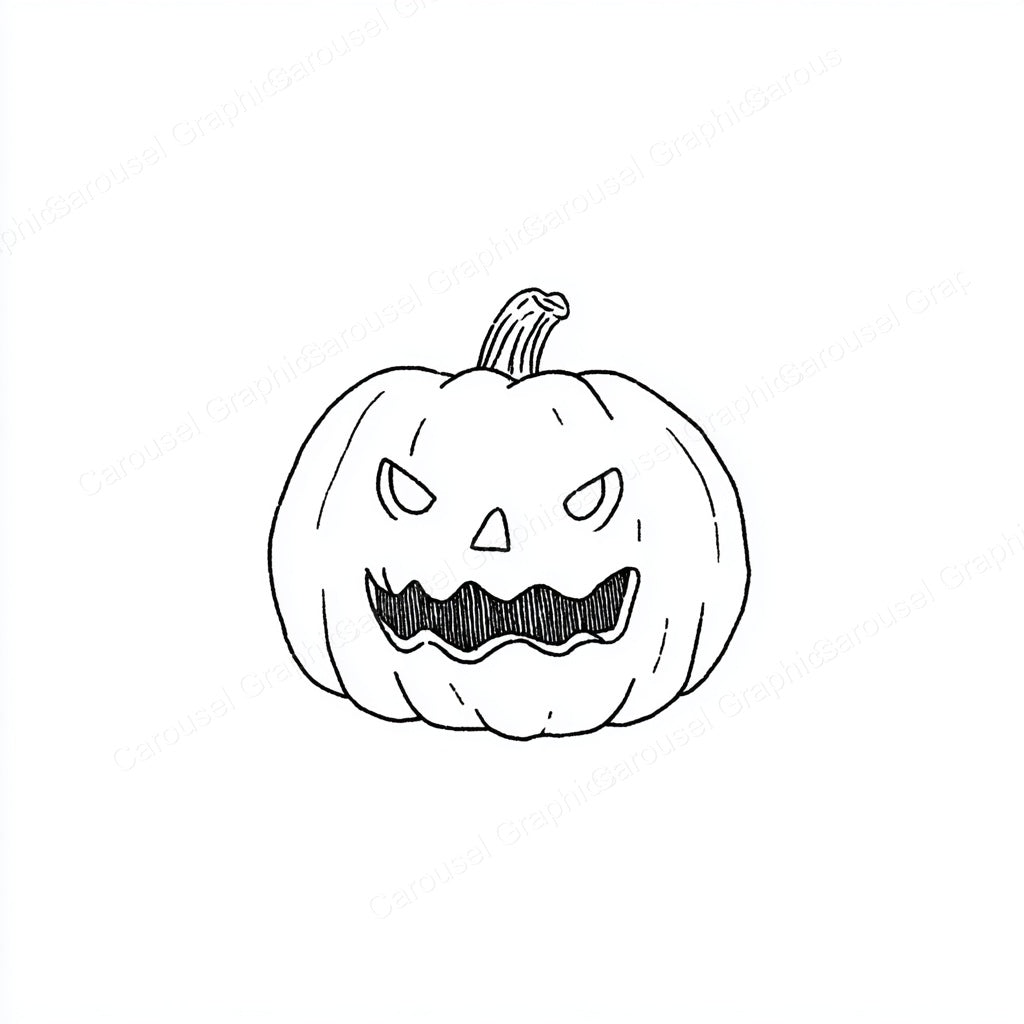 Jack-O-Lantern Vector Graphic preview
