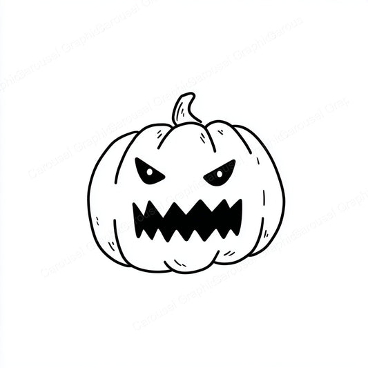 Jack-O-Lantern Vector Graphic preview