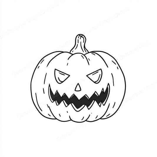 Jack-O-Lantern Vector Graphic preview
