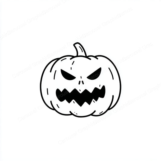 Jack-O-Lantern Vector Graphic preview
