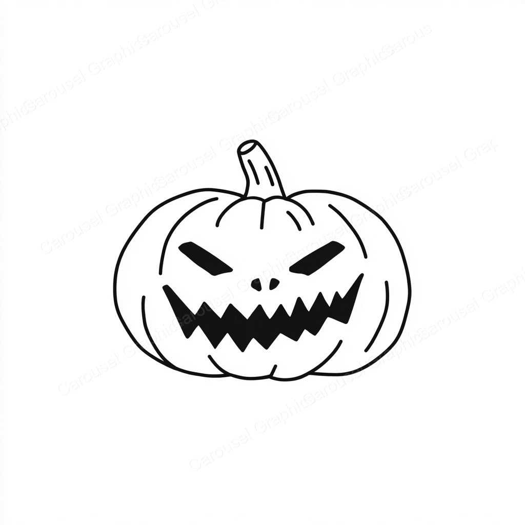 Jack-O-Lantern Vector Graphic preview