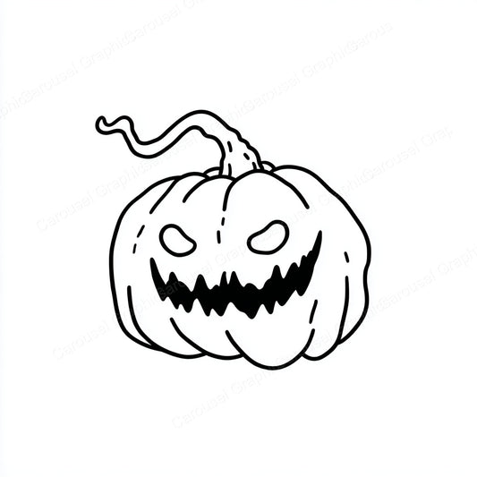 Jack-O-Lantern Vector Graphic preview