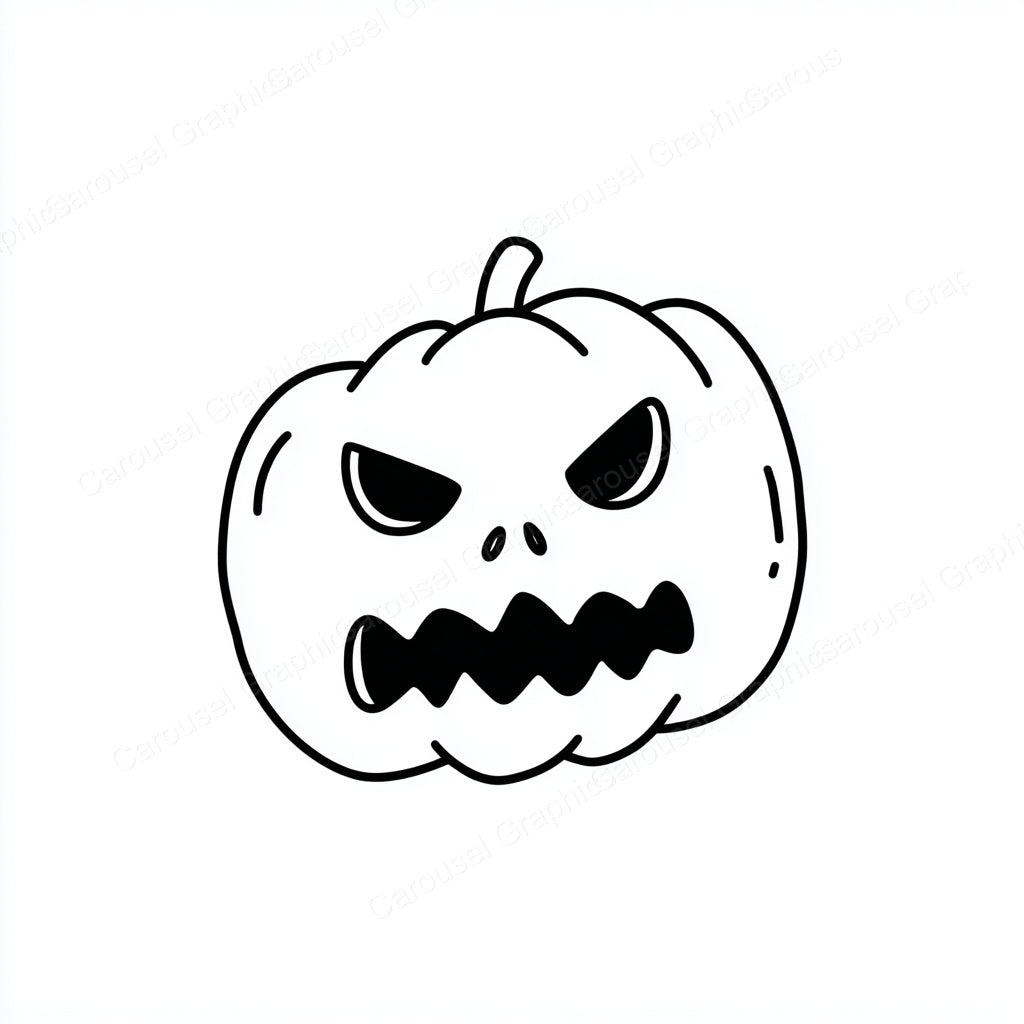 Jack-O-Lantern Vector Graphic preview