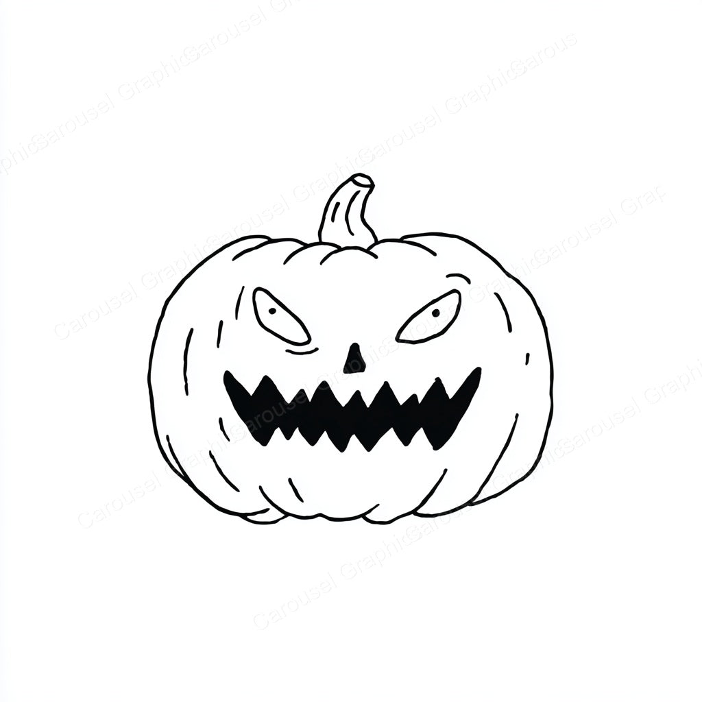 Jack-O-Lantern Vector Graphic preview