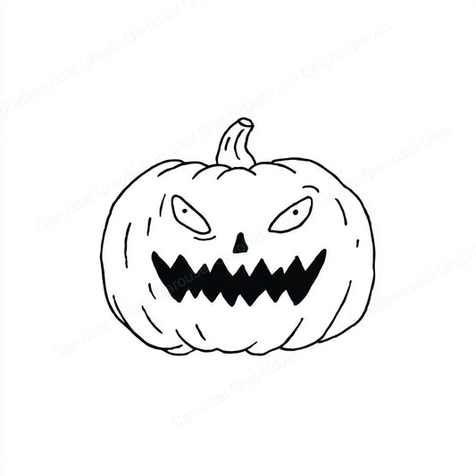 Jack-O-Lantern Vector Graphic preview