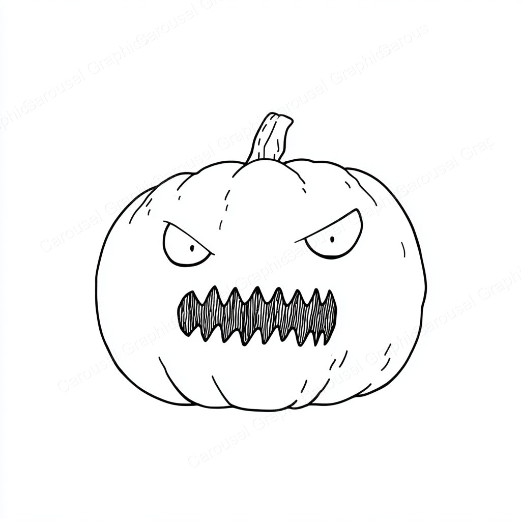 Jack-O-Lantern Vector Graphic preview