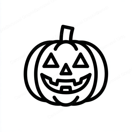 Jack-O-Lantern Vector Graphic preview