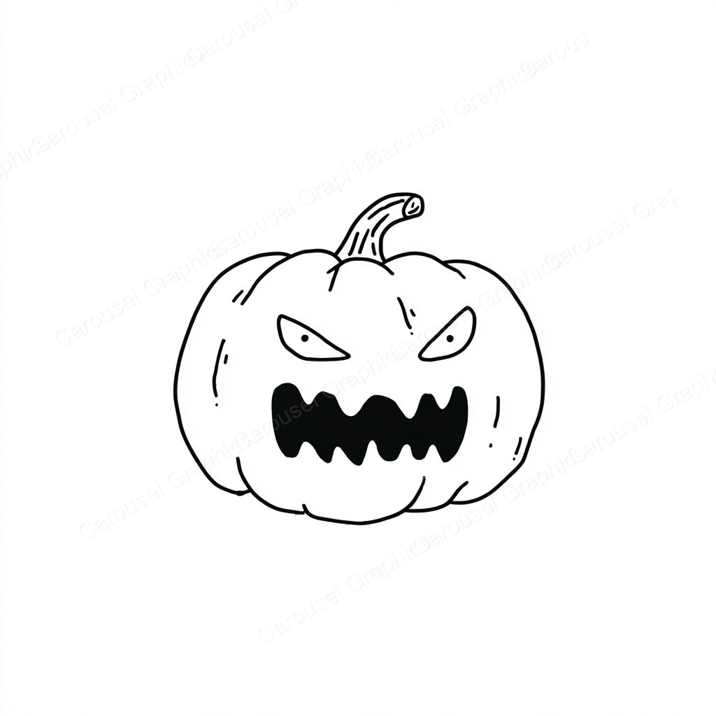 Jack-O-Lantern Vector Graphic preview