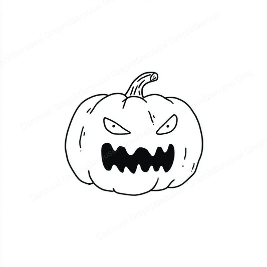 Jack-O-Lantern Vector Graphic preview