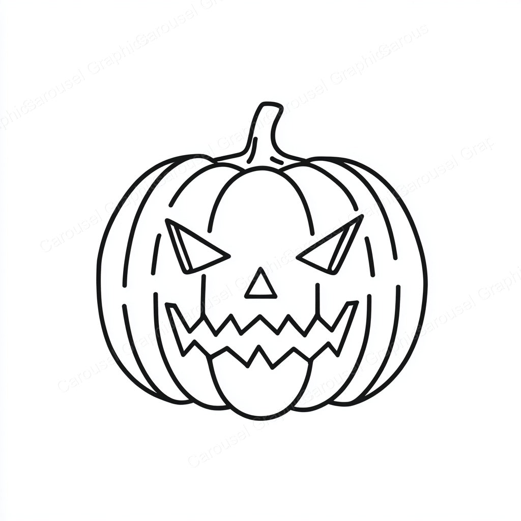 Jack-O-Lantern Vector Graphic preview