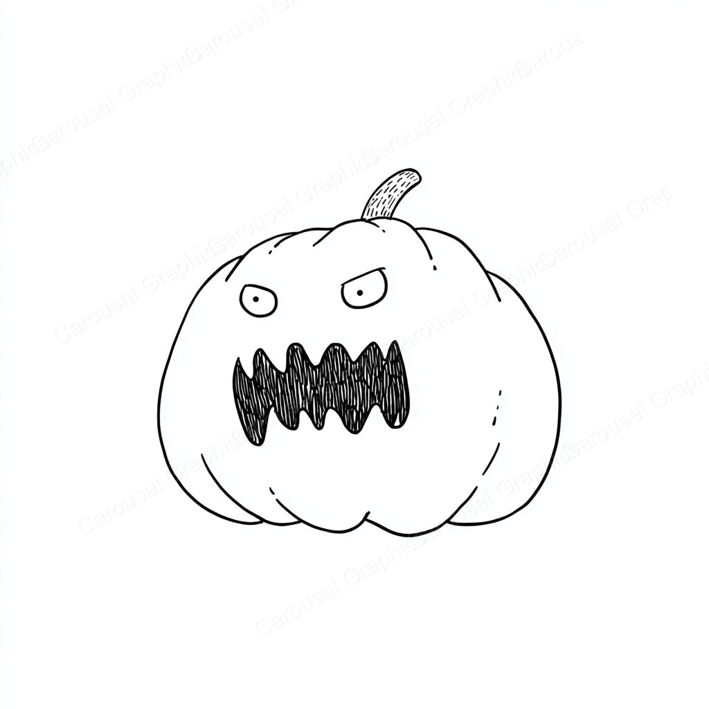 Jack-O-Lantern Vector Graphic preview