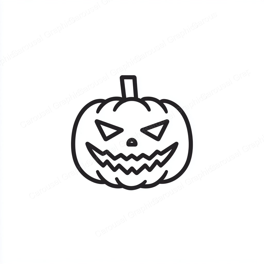 Jack-O-Lantern Vector Graphic preview