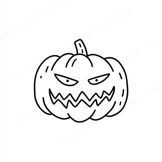 Jack-O-Lantern Vector Graphic preview