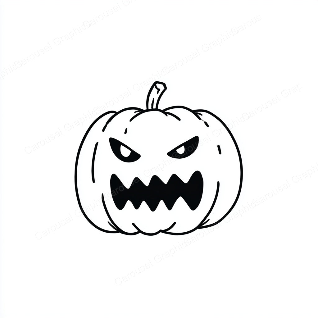 Jack-O-Lantern Vector Graphic preview