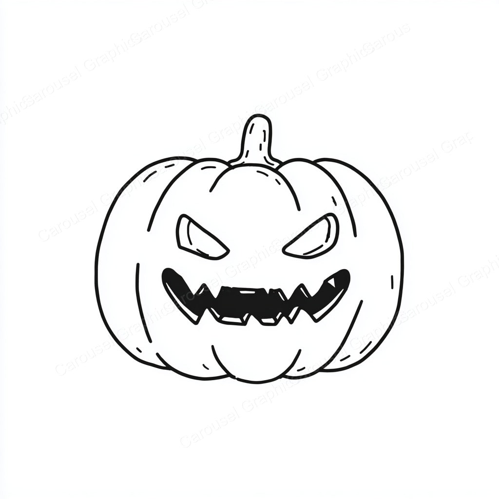Jack-O-Lantern Vector Graphic preview