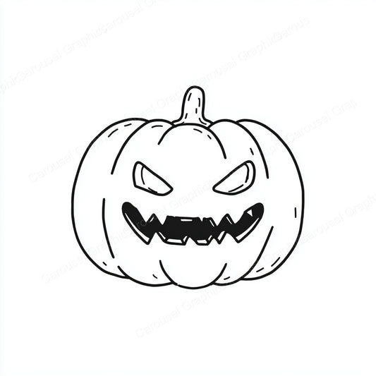 Jack-O-Lantern Vector Graphic preview