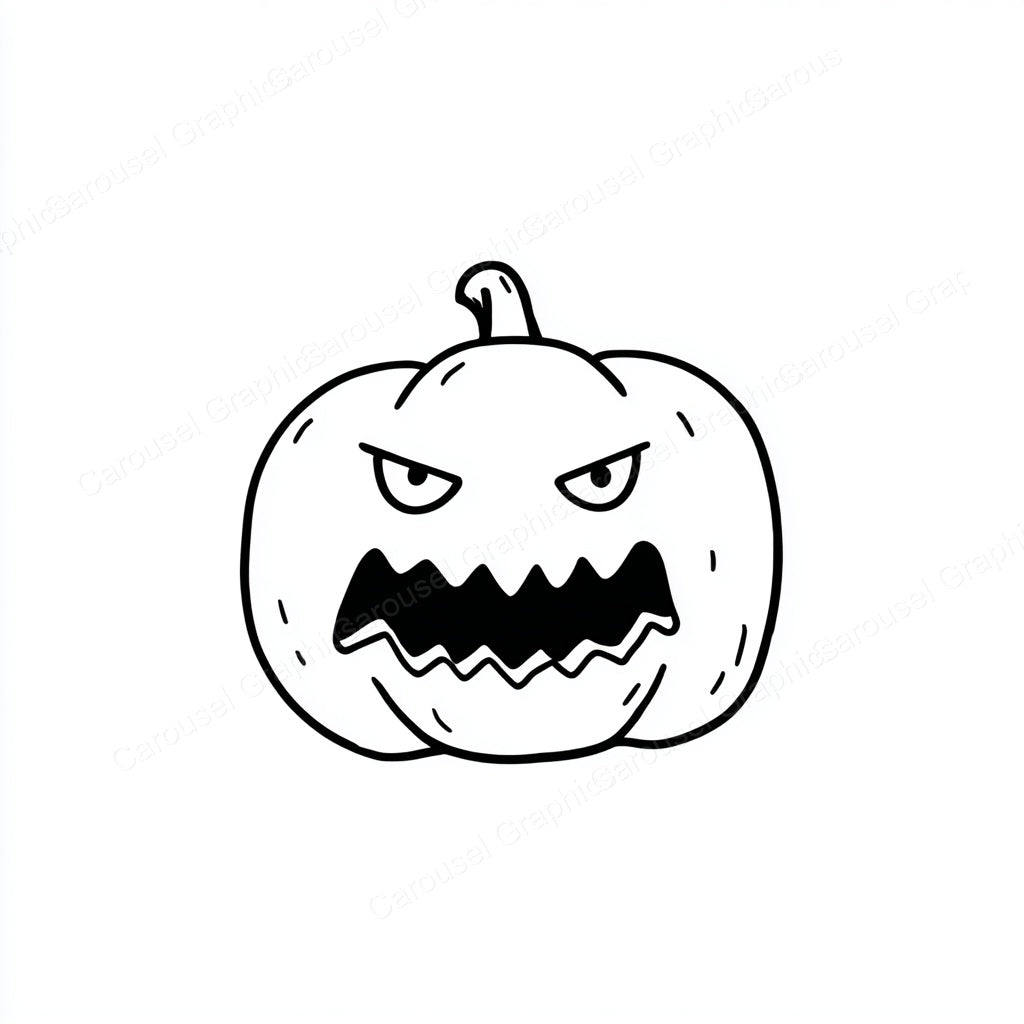 Jack-O-Lantern Vector Graphic preview