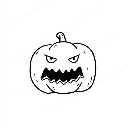 Jack-O-Lantern Vector Graphic preview