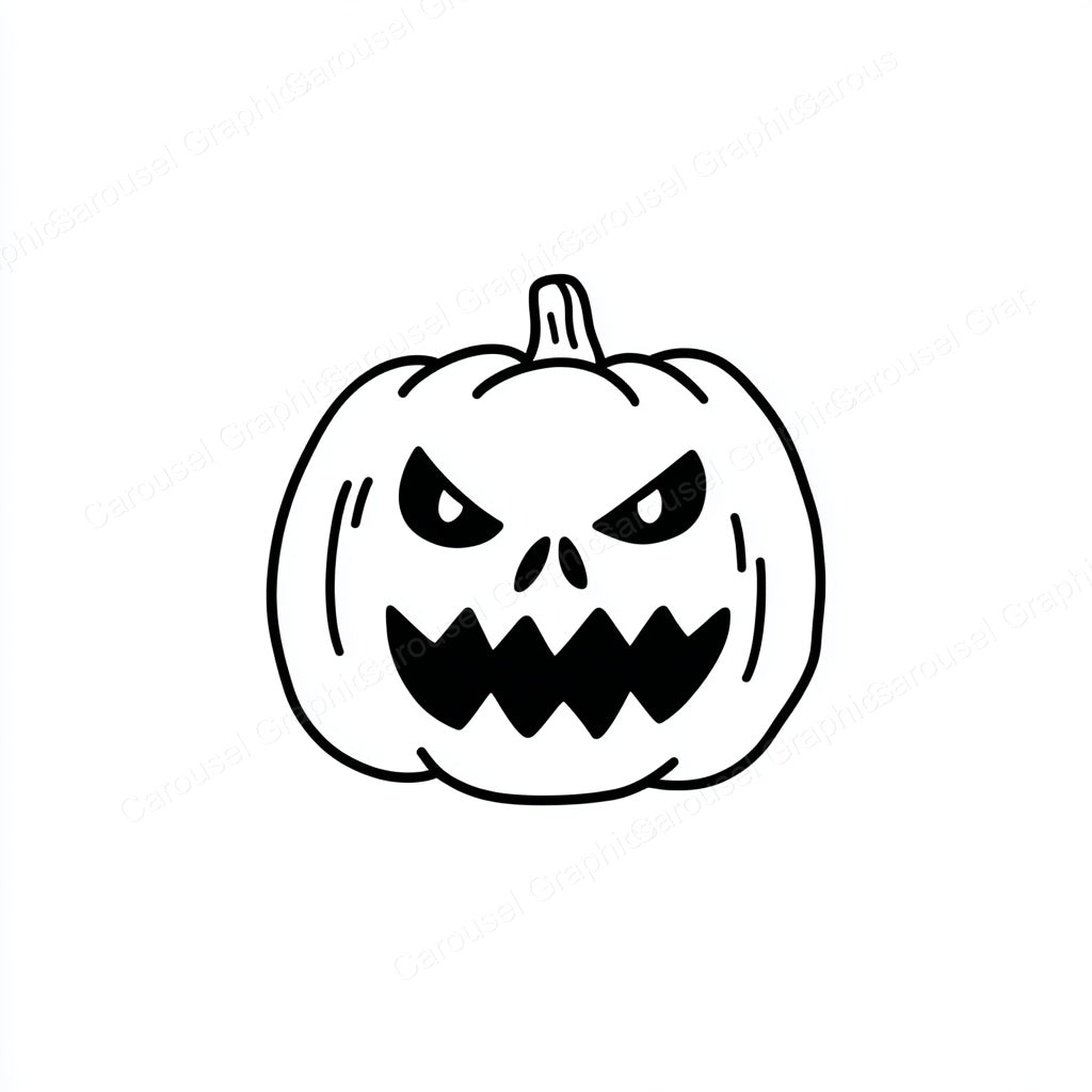 Jack-O-Lantern Vector Graphic preview
