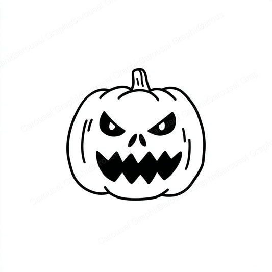 Jack-O-Lantern Vector Graphic preview