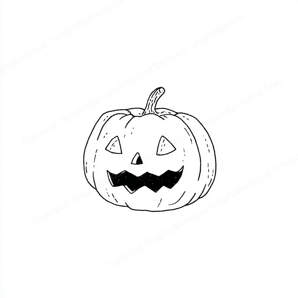 Jack-O-Lantern Vector Graphic preview