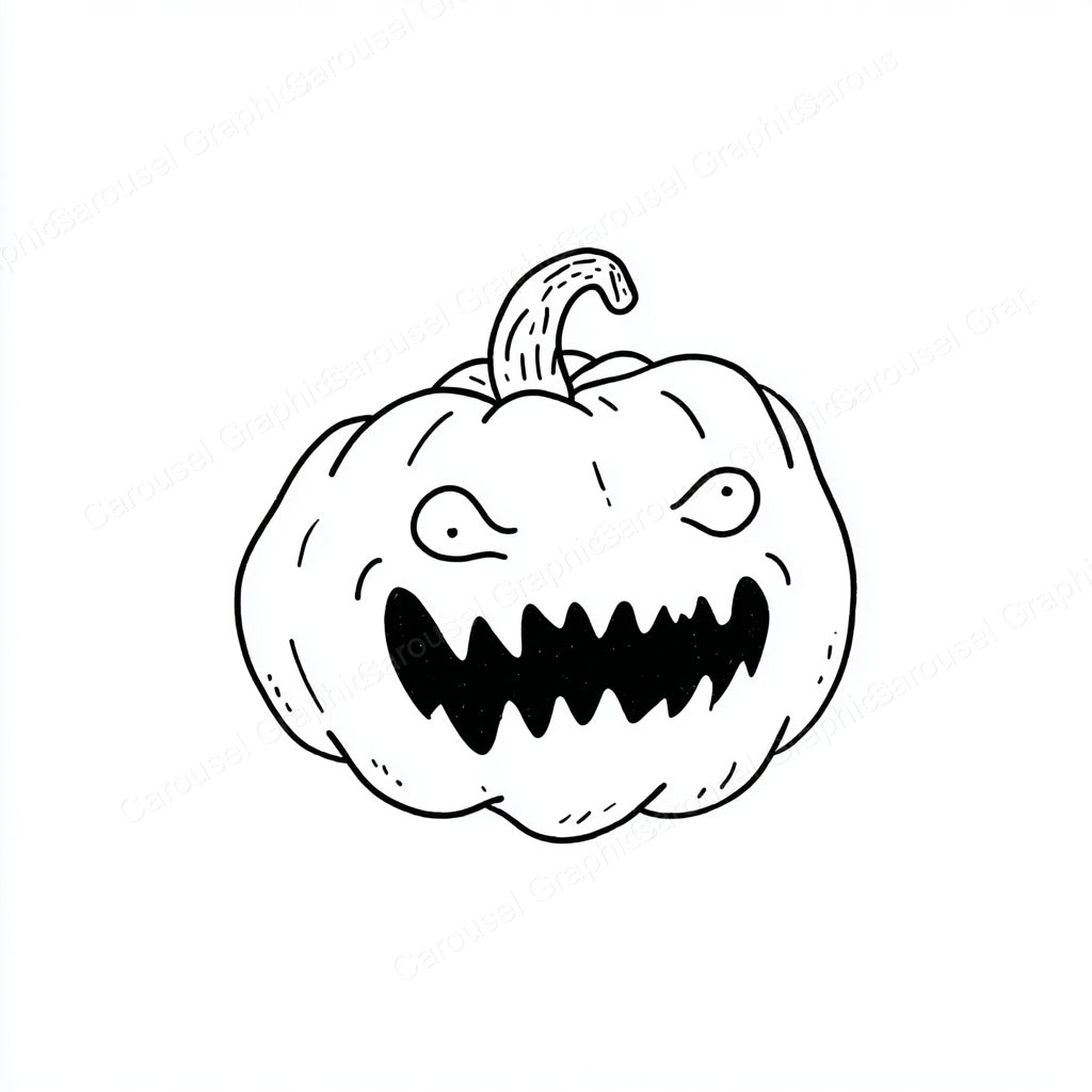 Jack-O-Lantern Vector Graphic preview