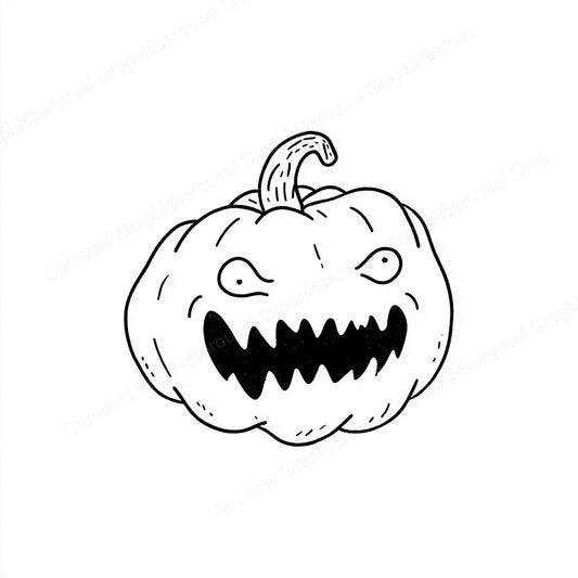 Jack-O-Lantern Vector Graphic preview