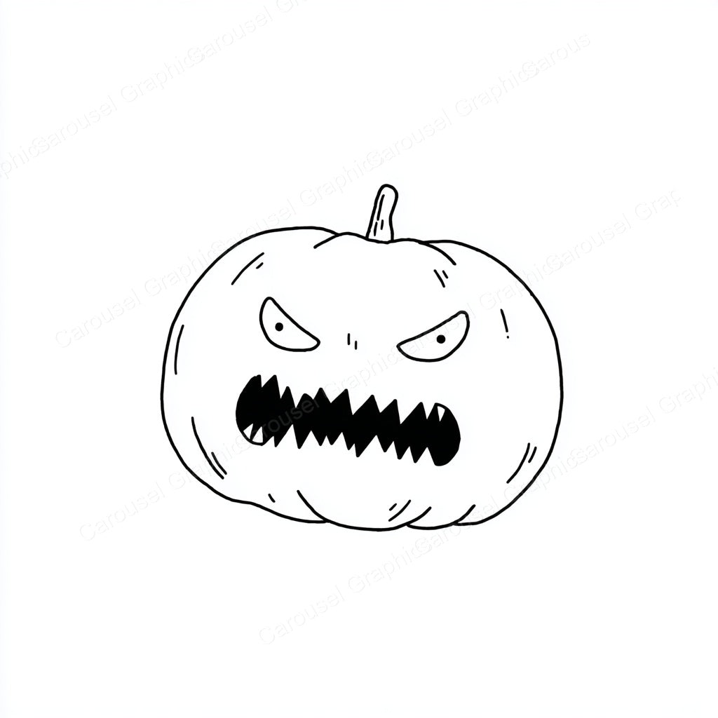 Jack-O-Lantern Vector Graphic preview