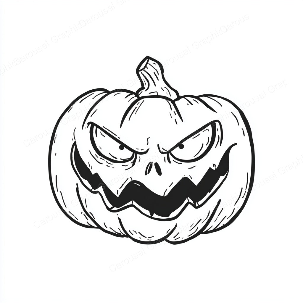 Jack-O-Lantern Vector Graphic preview