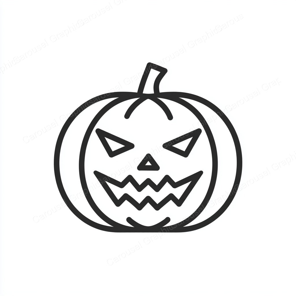 Jack-O-Lantern Vector Graphic preview