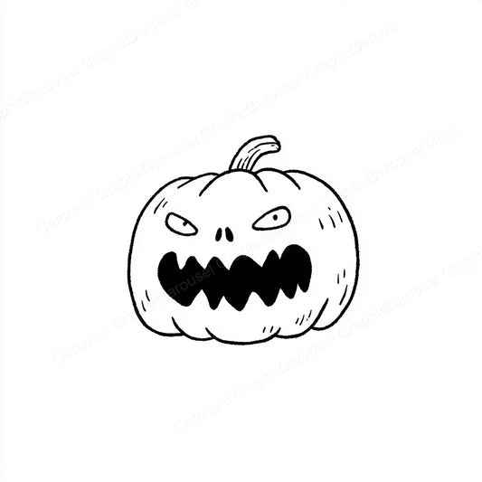 Jack-O-Lantern Vector Graphic preview
