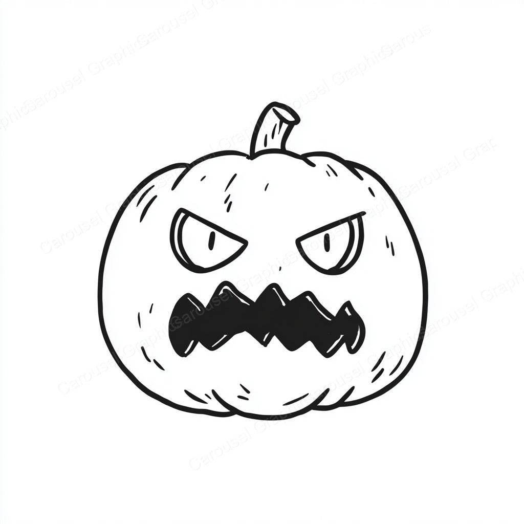 Jack-O-Lantern Vector Graphic preview