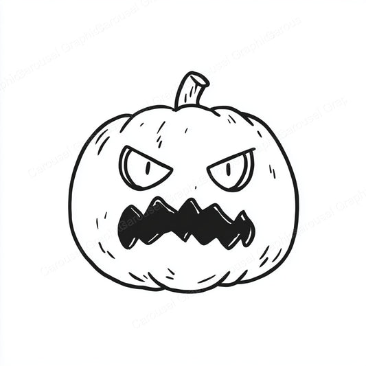 Jack-O-Lantern Vector Graphic preview