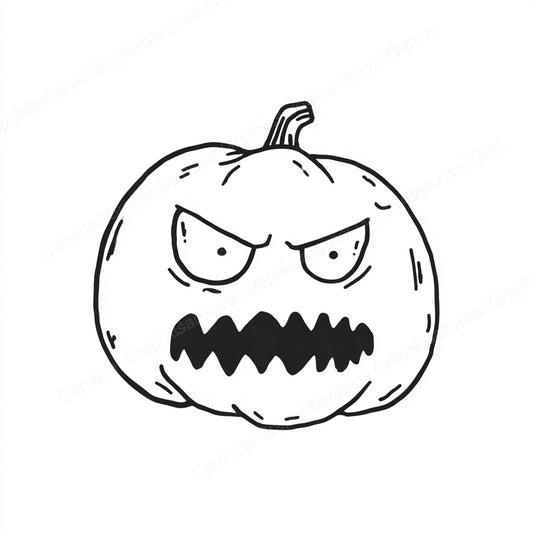 Jack-O-Lantern Vector Graphic preview
