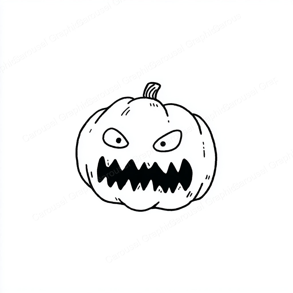 Jack-O-Lantern Vector Graphic preview