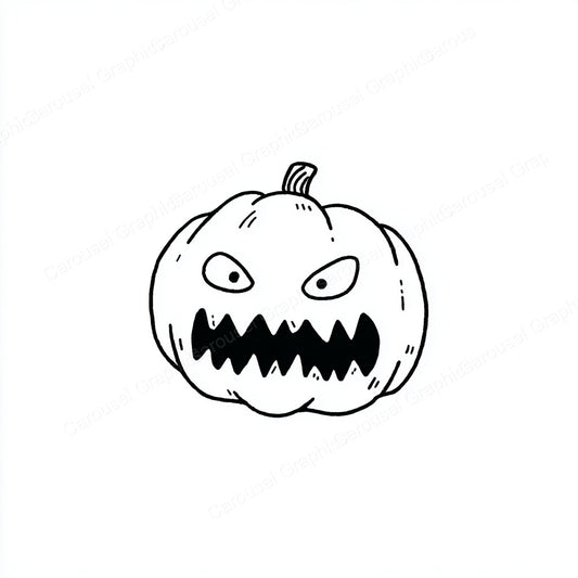 Jack-O-Lantern Vector Graphic preview
