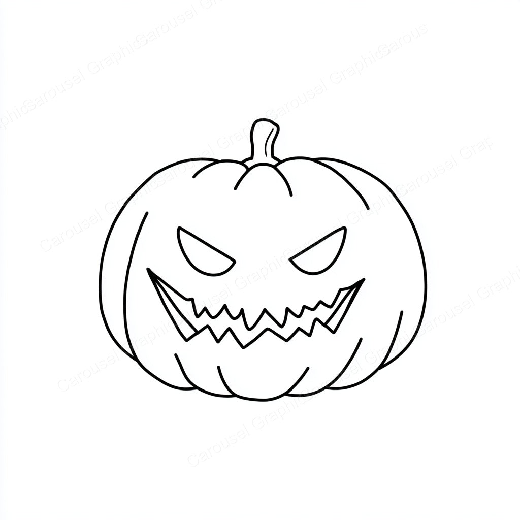 Jack-O-Lantern Vector Graphic preview