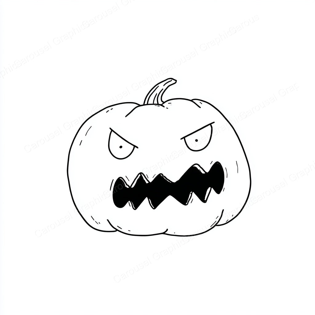 Jack-O-Lantern Vector Graphic preview